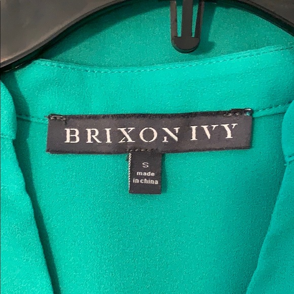 Brixon Ivy Sylvester Split Neck Blouse Sz S - Picture 4 of 7